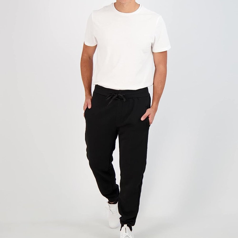 Real Essentials Men's Fleece Active Athletic Casual Jogger Sweatpants 3XL